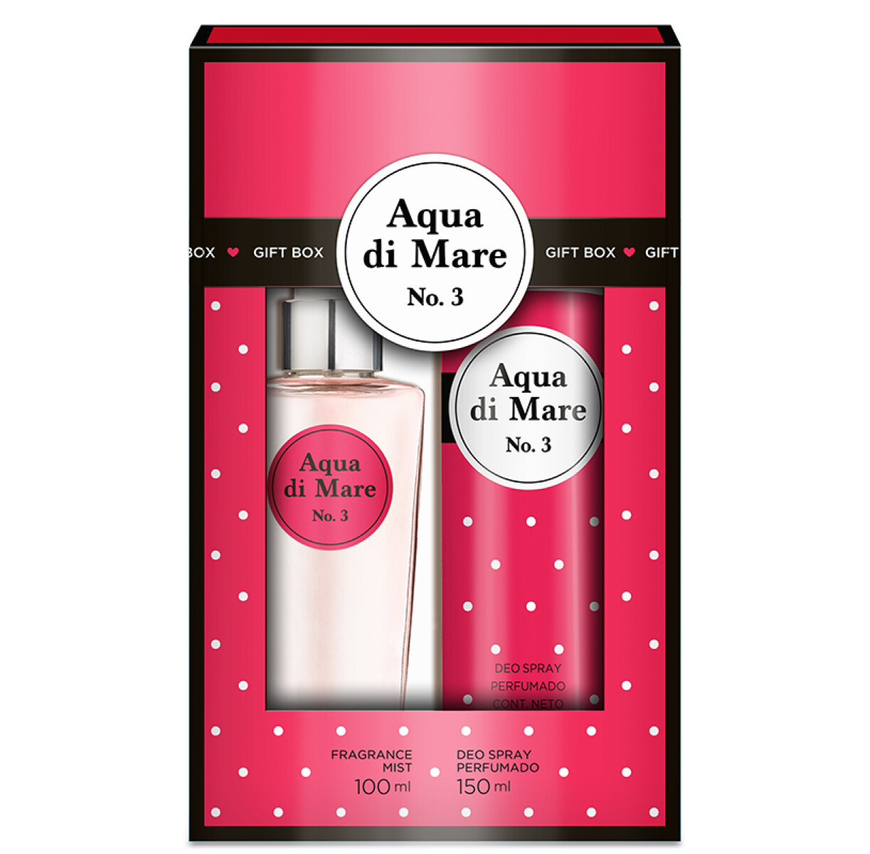 Estuche Aqua di Mare Body Edt 100ml + Deo aerosol 150ml - N°3 