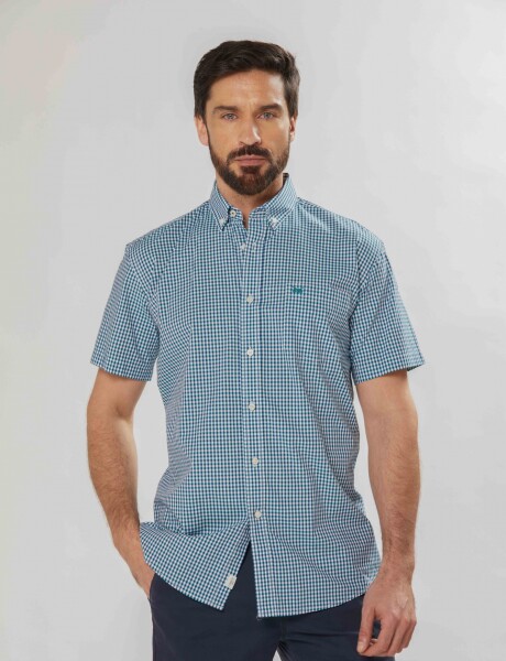 CAMISA A CUADROS Verde