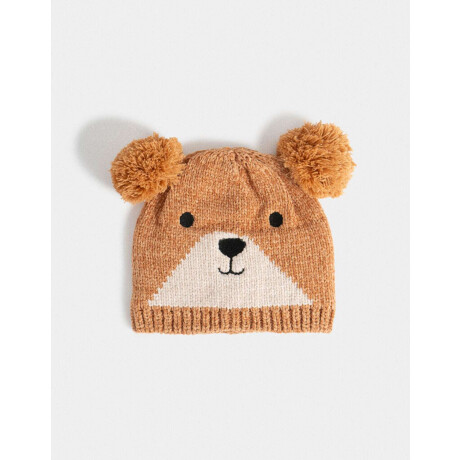 Gorros Infantiles Animalito marron beige
