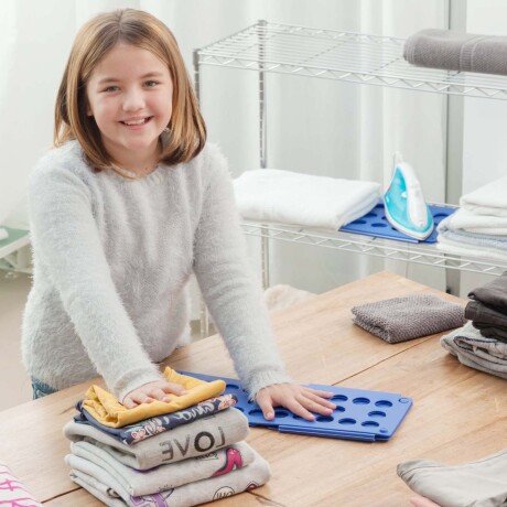 DOBLADOR DE ROPA INFANTIL POLIPROPILENO AZUL INNOVAGOODS