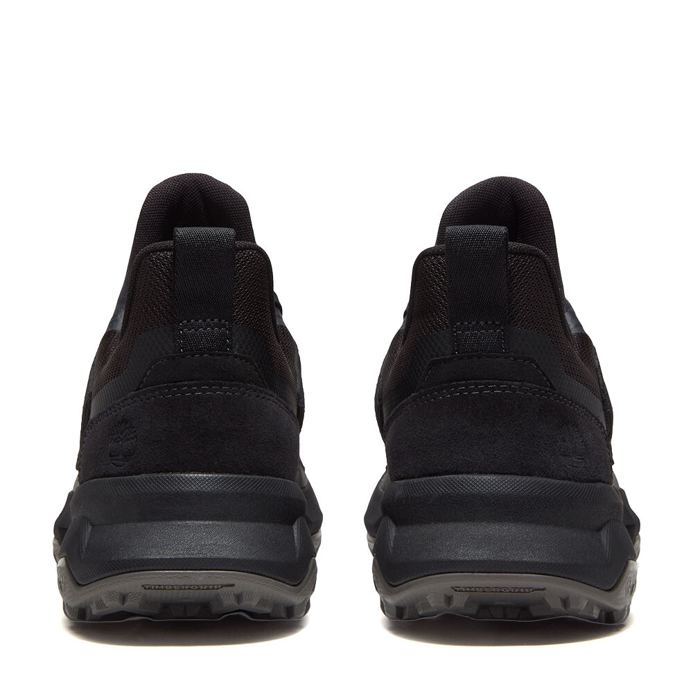 Low Lace Up Sneaker Black Mesh