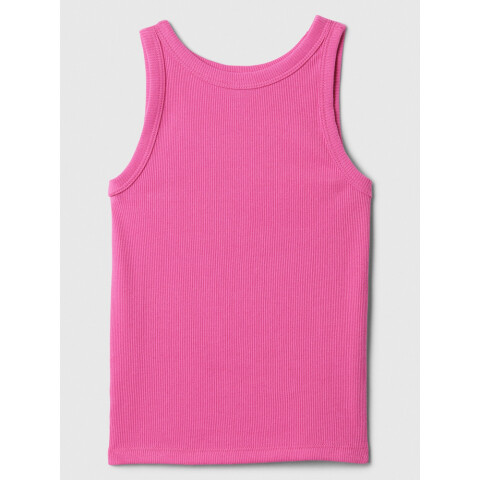 V-RIB HIGH NCK TNK SIZZLING FUCHSIA