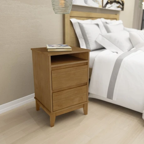 Mesa De Noche Prata Natural (ref. 2800f) U