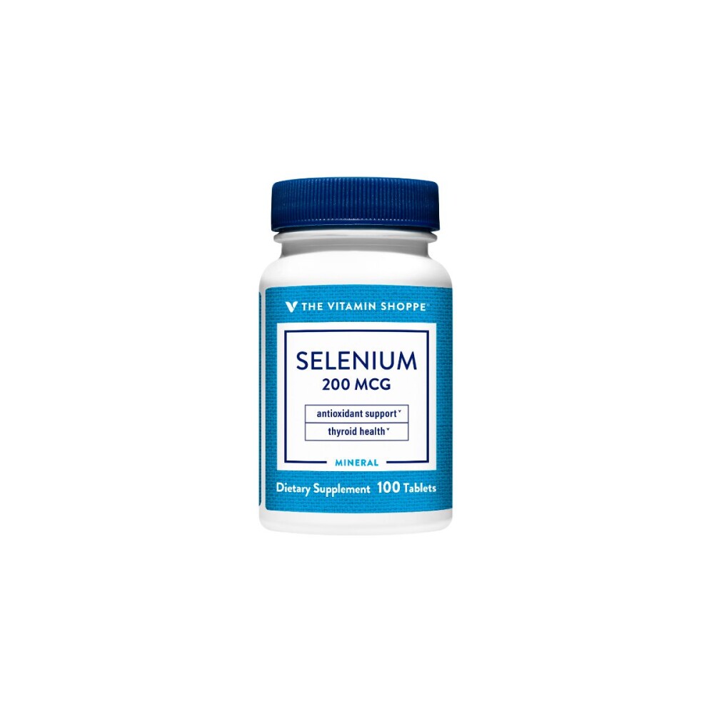 SELENIUM 200 MCG VIT. SHOPPE FR. X 100 T única