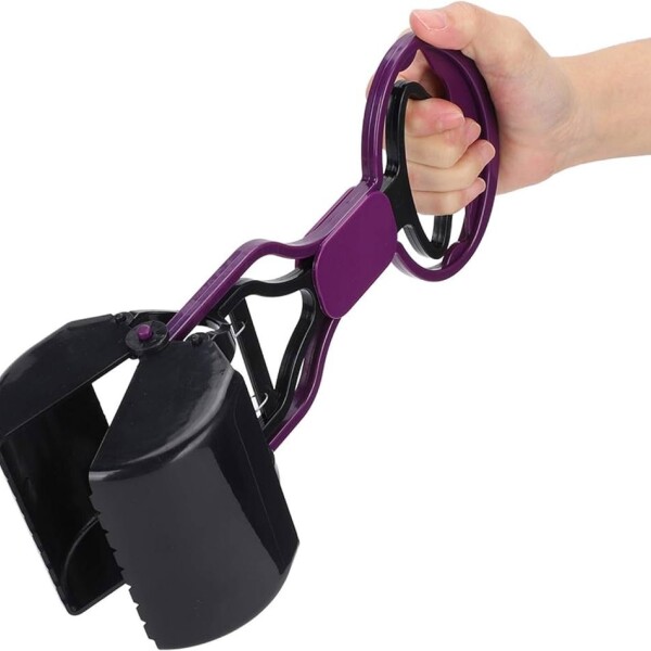 Pala Higiénica Levanta Desechos De Mascotas Perro Gato Color Variante Negro Violeta