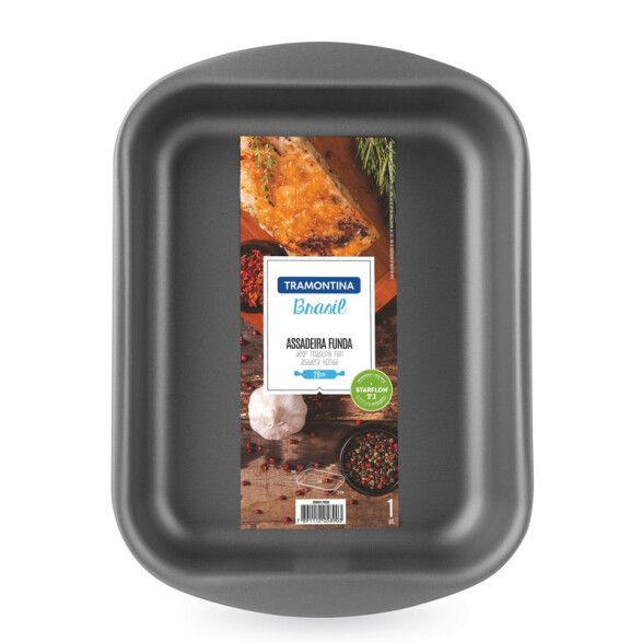 Fuente honda rectangular modelo BRASIL, 40cm. -TRAMONTINA TR5218