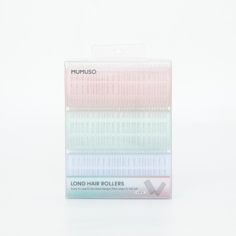 ROLLOS PARA CABELLO LARGO (PAQUETE DE 6) ROLLOS PARA CABELLO LARGO (PAQUETE DE 6)
