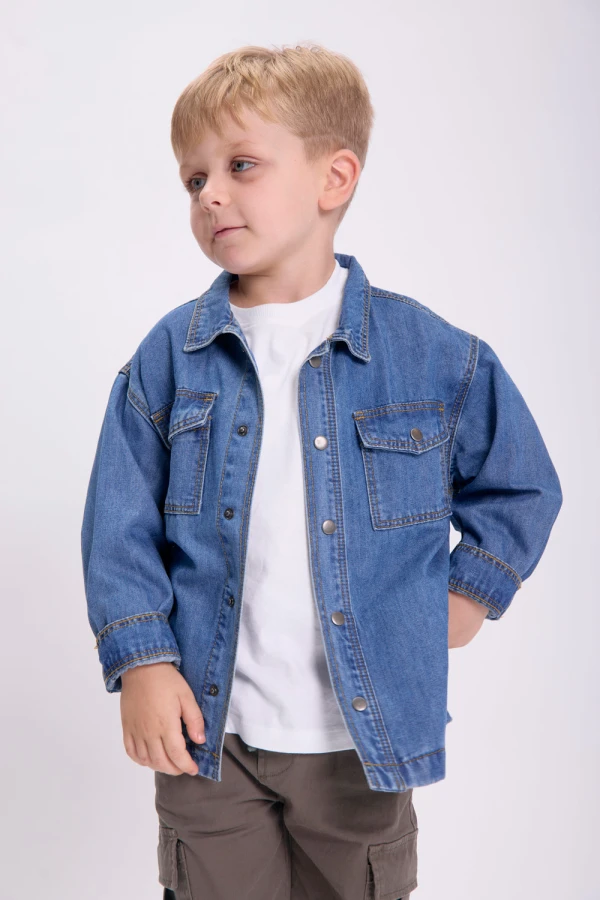 Camisa jean Azul Medio