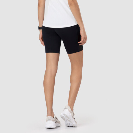 Calza Biker Deportiva Short Graphene Para Dama Negro