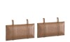 Almohadones X2 Para Respaldo Cama - Brown Leather - Moderna Almohadones X2 Para Respaldo Cama - Brown Leather - Moderna