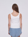 Musculosa Flam Marfil / Off White