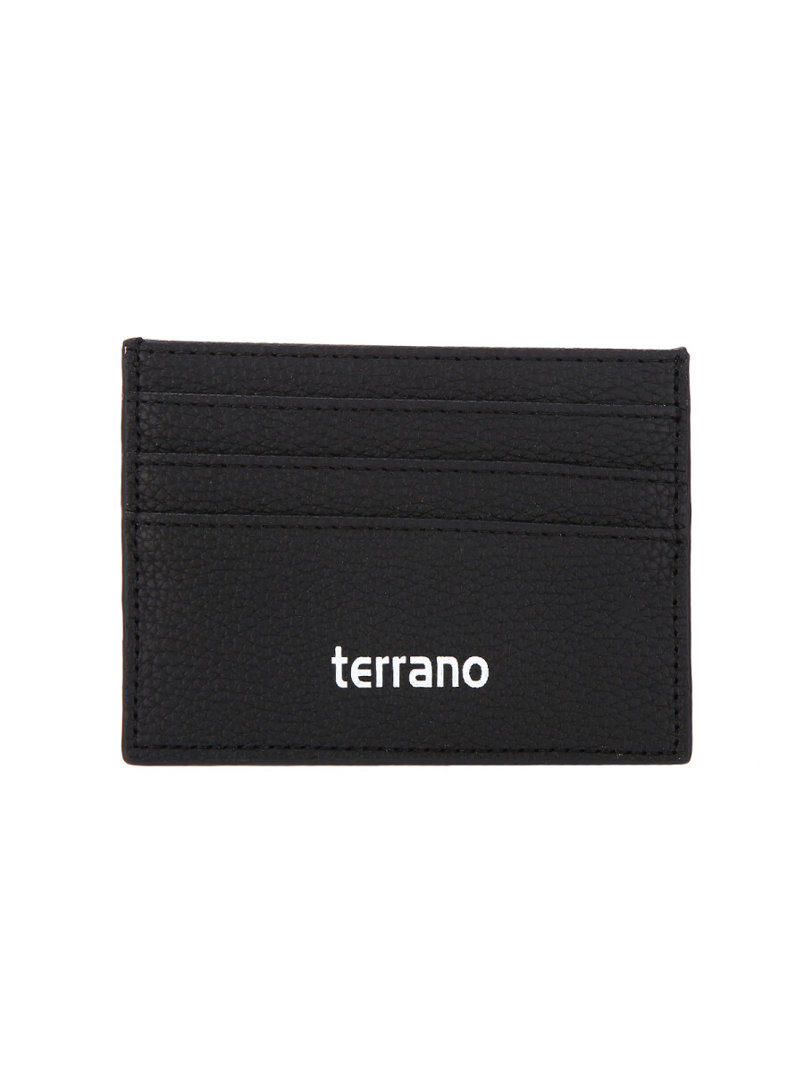 Tarjetero Con Visor Berlín - Negro 