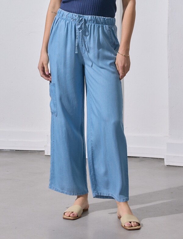 Pantalon Lyocell Cargo JEAN CLARO