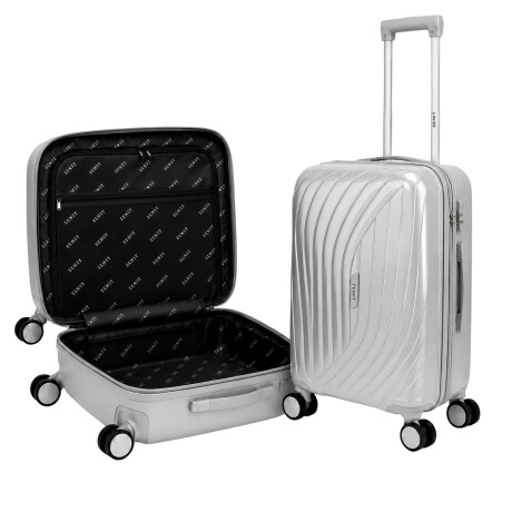 Valija Carry On Zenit Florencia Plateado