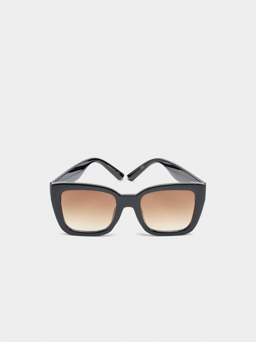 Gafas De Sol Cuadradas - negro 
