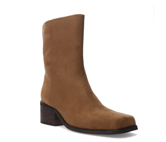 Botas de Mujer Miss Carol Numa Taco Y Punta Cuadrada Marrón