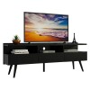 Rack TV Lumax Londres hasta 65" con Cajones y Estantes Negro