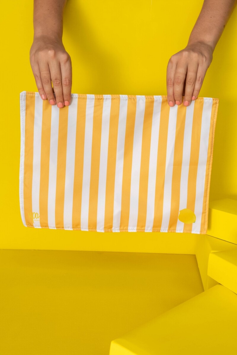 Individual impermeable - Naranja Limón 