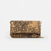 Bandolera Honey En Cuero Animal Print Camel