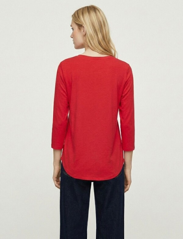 Remera Modal Det Met ROJO