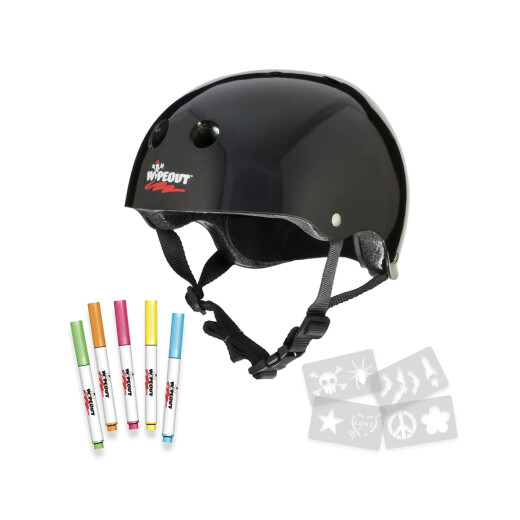 Cascos Wipeout para colorear - Negro Cascos Wipeout para colorear - Negro