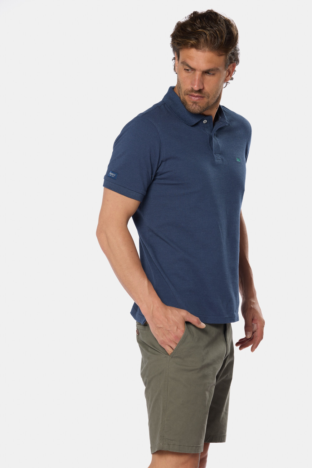 BERMUDA CON CINTURA ELASTIZADA Verde