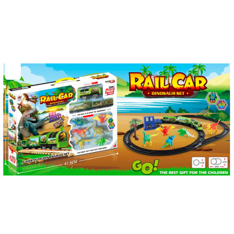 Pista Tren Rail Car Dinosaurio Set Pista Tren Rail Car Dinosaurio Set