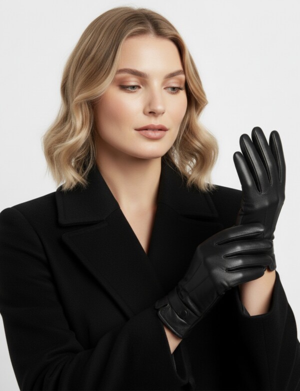 Guantes Eco Cuero NEGRO