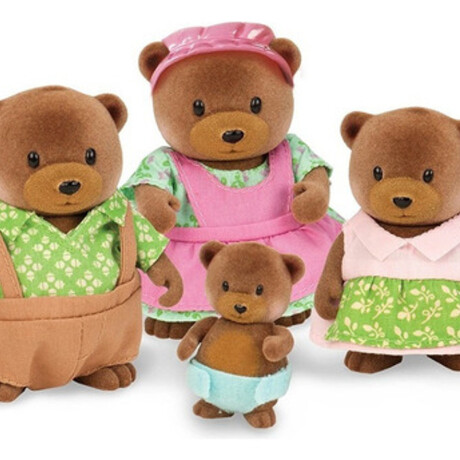 Familia de animales coleccionables Osos Healthnuggle