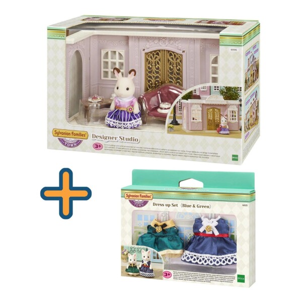 Sylvanian Families Estudio De Diseño Muñeco Niños + Regalo Sylvanian Families Estudio De Diseño Muñeco Niños + Regalo