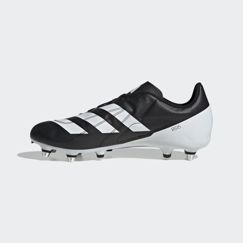 Championes Adidas de Rugby RS15 terreno blando Negro