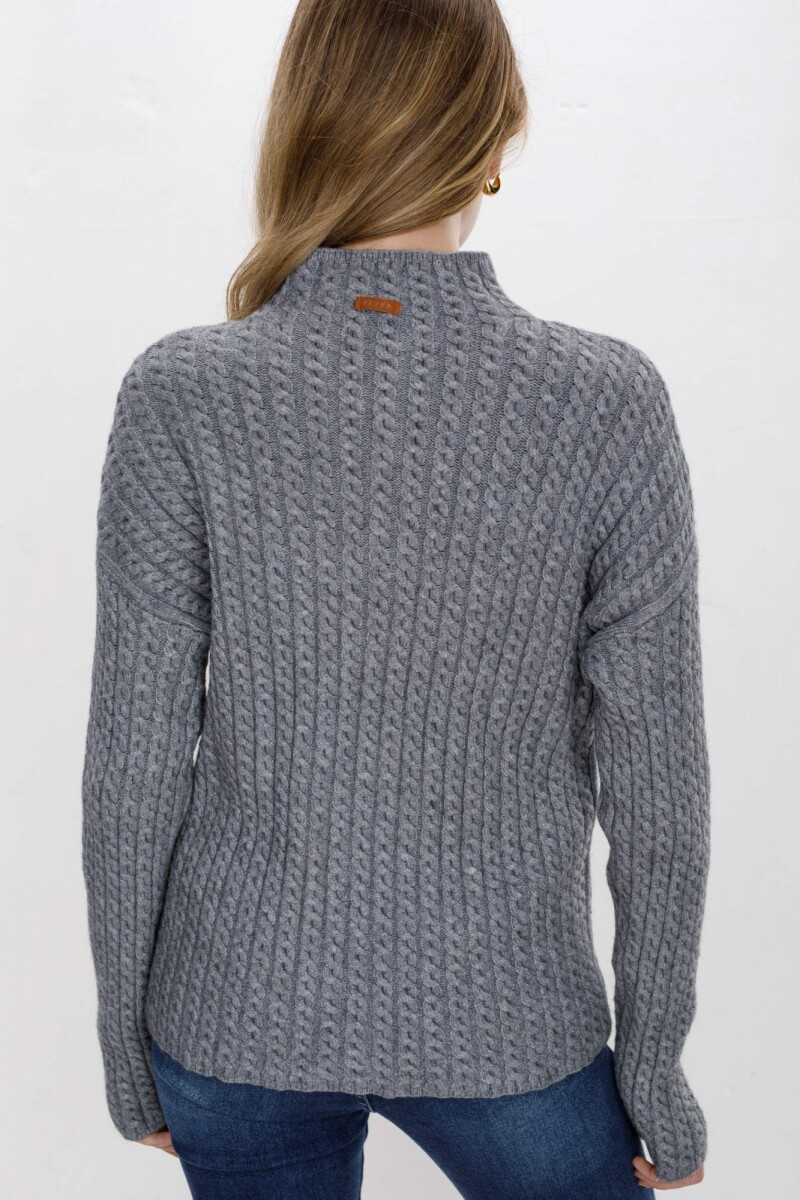 Sweater Espiral Gris