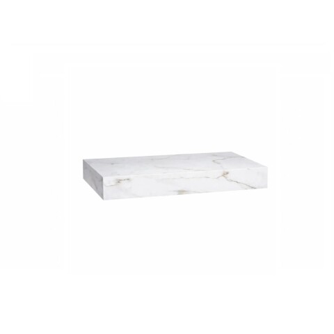 Mueble de baño suspendido en porcelanato Peri Blanco marmolado Pulido 80 cm sin bacha Mueble De Baño Suspendido En Porcelanato Peri Blanco Marmolado Pulido 80 Cm Sin Bacha