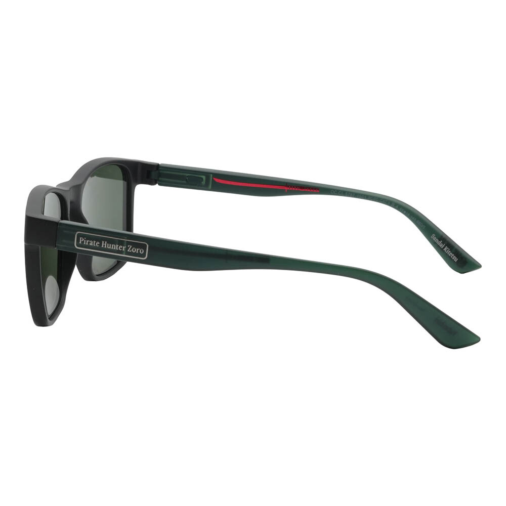 Lentes De Sol One Piece Bossa Nova De Policarbonato Verde/Negro