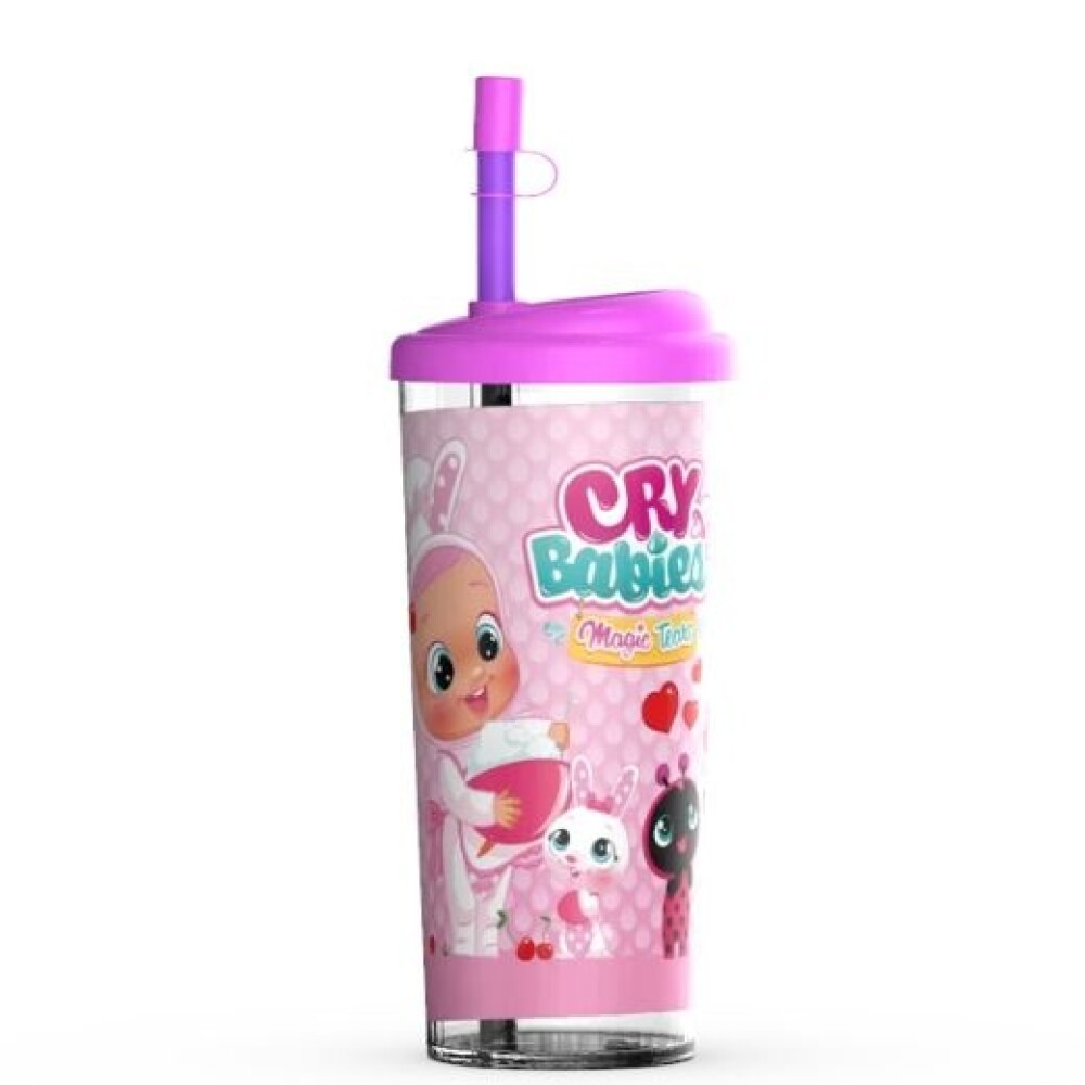 Vaso Alto Con Tapa Cry Babies VASO ALTO CON TAPA CRY BABIES