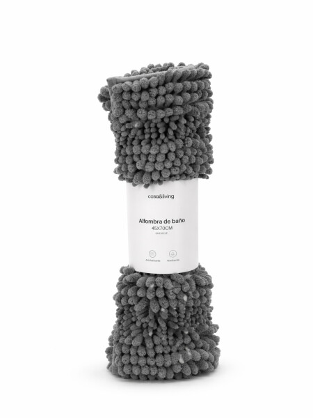 ALFOMBRA CHENILLE GRIS