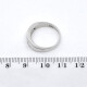 Anillo Medio Sin Fin En Oro Blanco 18K Y Brillantes Corte Princesa Anillo Medio Sin Fin En Oro Blanco 18K Y Brillantes Corte Princesa