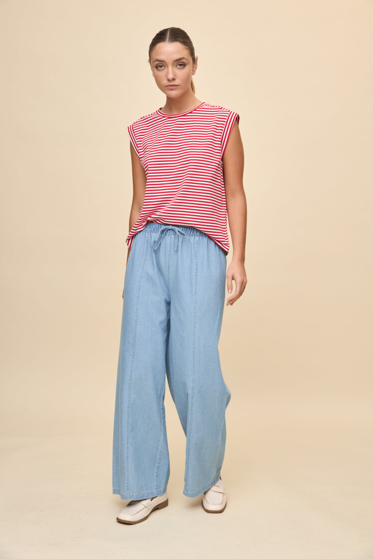 PANTALÓN ROXAS Celeste
