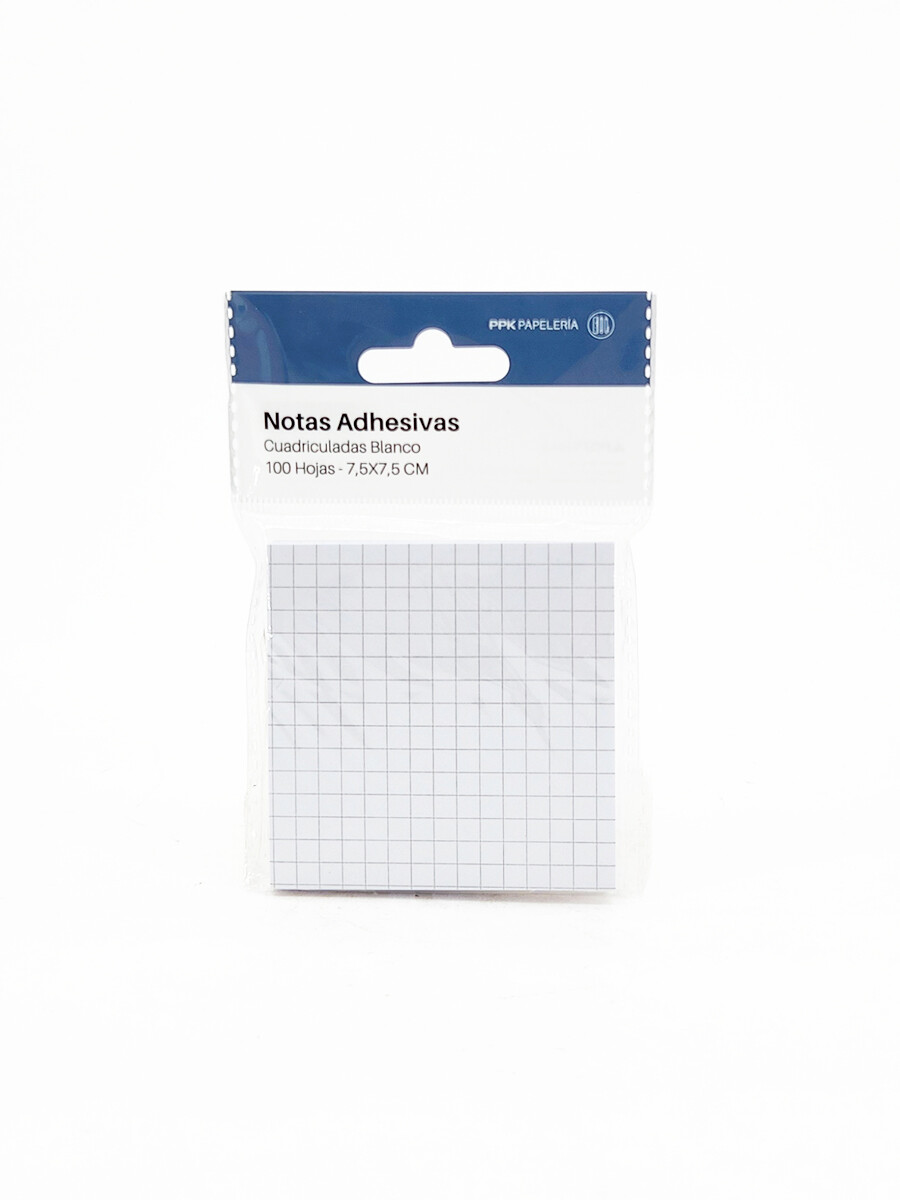 NOTAS ADHESIVAS 100 HOJAS - BLANCO 