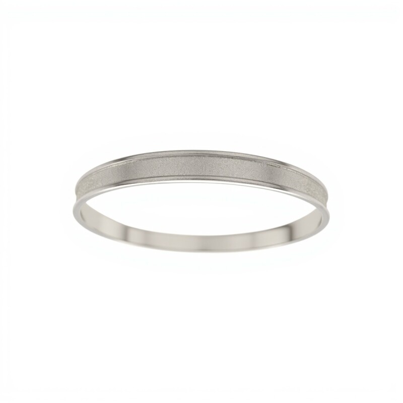 Esclava rayada con borde fina-Plata 925-Sin piedra-ES3007 sinpiedra