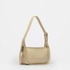 Cartera Al Hombro Leaf en Efecto Cuero Charol Natural