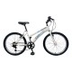 Bicicleta Baccio Alpina Lady Rodado 24 Montaña Con 6 Cambios Shimano Blanca