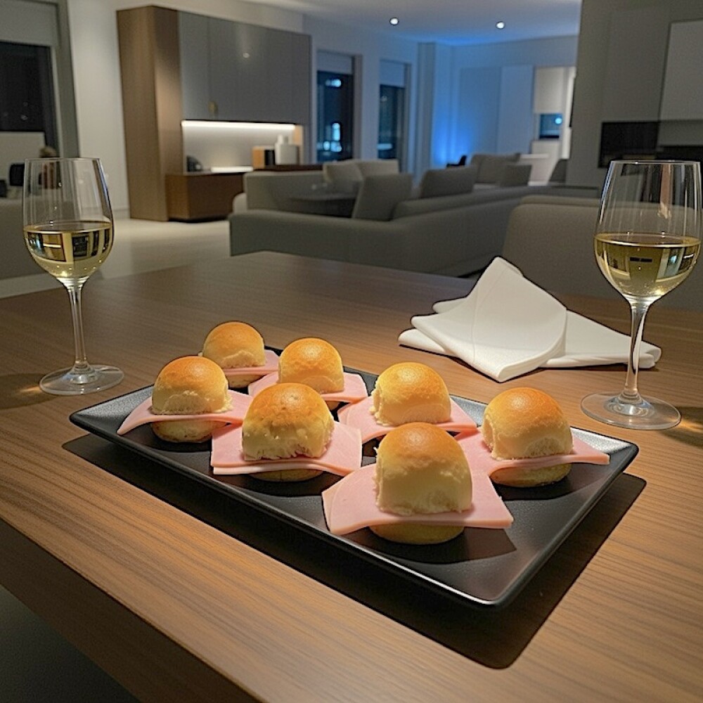 6 Pebetes de Jamón 6 Pebetes de Jamón