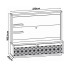 Estante Home Cavalli DJ Avellana White Estante Home Cavalli DJ Avellana White