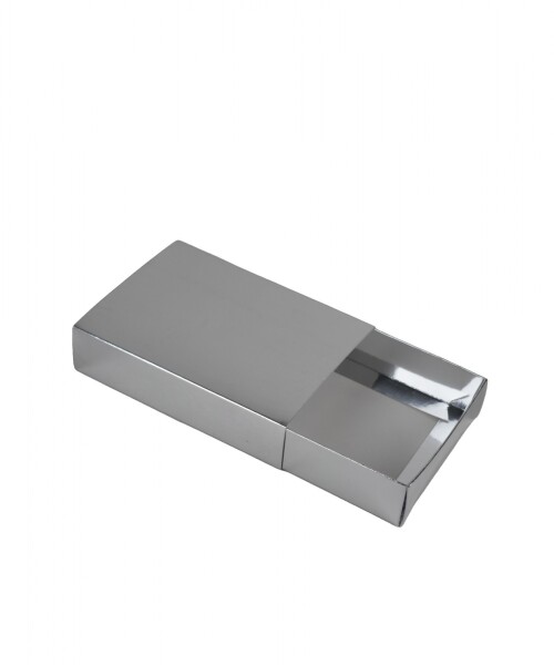 Caja fosforo 10x14x3 cm. PLATA