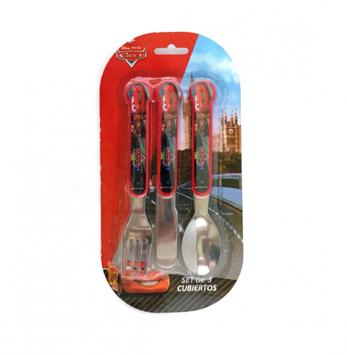 Set de Cubiertos para Bebé Disney Cars x3 