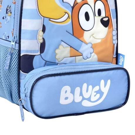 Mochila Infantil Bluey 30cm Estampa Original Escolar Azul