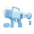 Bazooka Pistola De Burbujas Tik Tok Burbujero Pilas Infantil Variante Color Celeste