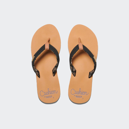 Ojotas Reef Cushion Negro