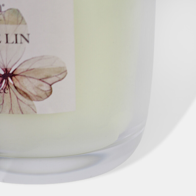 VELA AROMATICA EN POTE DE VIDRIO ALGODÓN Unica
